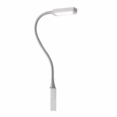 Fischer & Honsel Wandlamp Led Met Sensor Raik Metaal Nikkel Geborsteld 5w