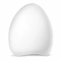 GardenLights Tafellamp Music Egg RGB wit met speaker 2587451