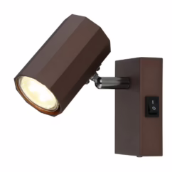Globo Bronzen wandlamp James enkel 57919-1