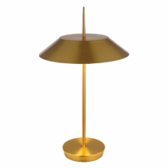 Globo Design tafellamp Brenlor goud 21032M