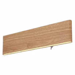 Globo Design wandlamp Siegfried M hout met schakelaar 41751W-12