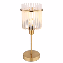 Globo Gouden tafellamp Gorley met glas Ø 15cm 15698TM