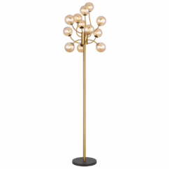 Globo Gouden vloerlamp Riha 12-lichts 56135-12S