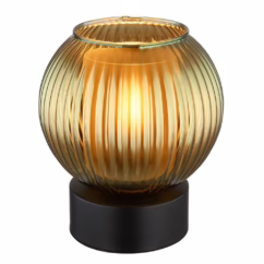 Globo Tafellamp Zumba groen glas Ø 15cm 15638TG