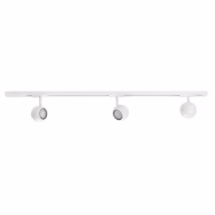 Highlight 1-fase railset 100cm Bolo wit met 3 spots S7012.00