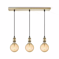 Home Sweet Home Hanglamp Vintage Brons 3xe27