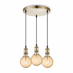 Home Sweet Home Hanglamp Vintage Brons ⌀35cm 3xe27