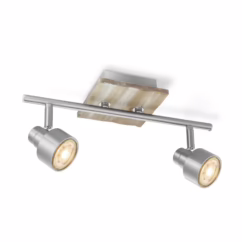 Home Sweet Home Ledspot Drift Mat Staal 2x5,8w