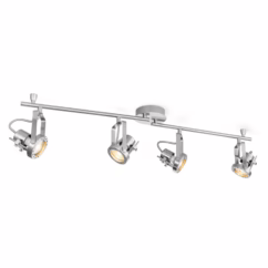 Home Sweet Home Ledspot Robo Mat Staal 4x5,8w