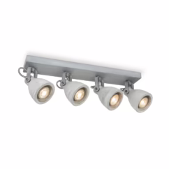 Home Sweet Home Ledspot Vedi Betongrijs 4x5,8w Gu10