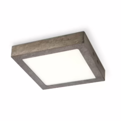 Home Sweet Home Plafondlamp Led Ska Gun Metal Vierkant 15w