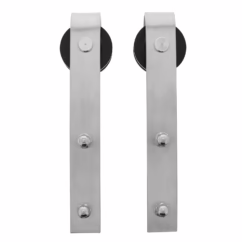 Intersteel Hangrollen Rechts Basic Geborsteld Rvs 2 Stuks