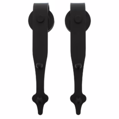 Intersteel Hangrollen Rechts Classic 290mm Matzwart 2 Stuks