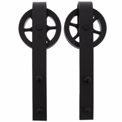 Intersteel Hangrollen Rechts Wheel 340mm Matzwart 2 Stuks