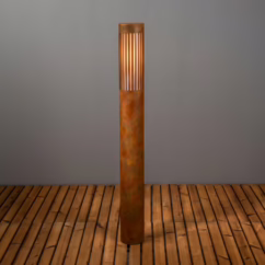 KonstSmide Design padverlichting Pistoia roestbruin 7358-972