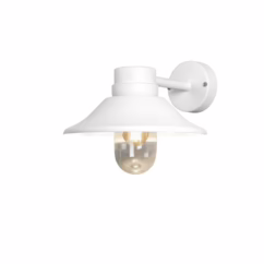 KonstSmide Landelijke wandlamp Vega wit 428-250
