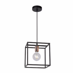 Lucide Hanglamp Arthur Zwart E27