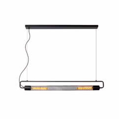 Lucide Hanglamp Calixt Zwart 2xe27