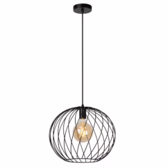 Lucide Hanglamp Danza Zwart ⌀40cm E27