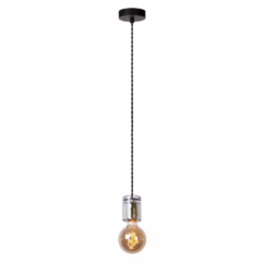 Lucide Hanglamp Gelka Gerookt Glas ⌀6,5cm E27