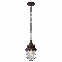 Lucide Hanglamp Honore Roest ⌀17cm E27