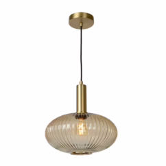 Lucide Hanglamp Maloto - Amber - 30cm - E27
