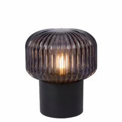 Lucide Tafellamp Jany Zwart ⌀16cm E14