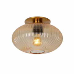 Lucide Tafellamp Virgil Amber ⌀30cm E27