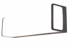 Lutec Antraciete wandlamp Doblo rechthoekig 5107401125