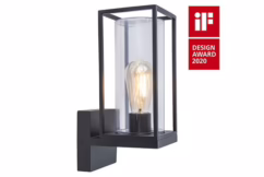 Lutec Design wandlamp Flair zwart - reddot award 5288801012
