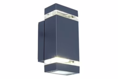 Lutec Design wandlamp Focus antraciet rechthoek 5605013118
