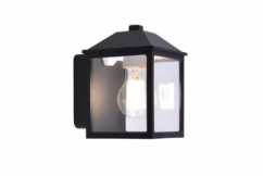 Lutec Leuke wandlamp Spire zwart 5290603012