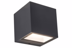 Lutec Moderne wandlamp Gemini antraciet 5189114118