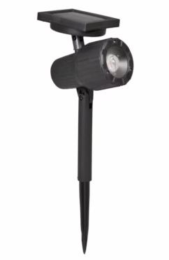 Luxform Set van 2 prikspots Salamanca zwart solar LWE44229
