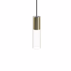 Lyora Hanglamp met glas Cylinder goud 7868