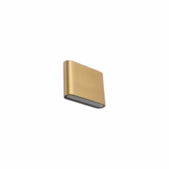 Lyora Messing wandlamp Semi S LED 11cm 11365