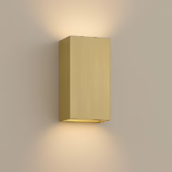 Lyora Strakke wandlamp Sifor geborsteld goud 106191