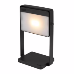 Nordlux Design tafellamp Saulio zwart oplaadbaar 2418035003
