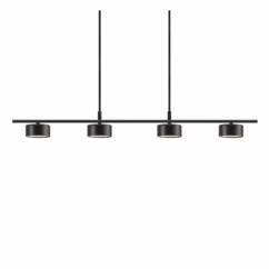 Nordlux Hanglamp Clyde Zwart 4x4w