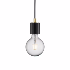 Nordlux Hanglamp Siv Zwart Marmer E27