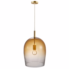 Nordlux Hanglamp Uma Amber ⌀30cm E27