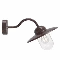 Nordlux Klassieke wandlamp Luxembourg roestbruin 22671009