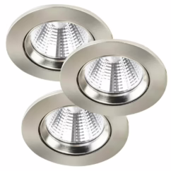 Nordlux Set van 3 spots Fremont nikkel 47580132
