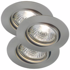 Nordlux Set van 3 spots Triton metaal 54540132