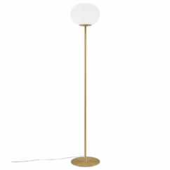 Nordlux Vloerlamp Alton Opaal Messing E27