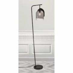 Nordlux Vloerlamp Boshi Gerookt Glas E27