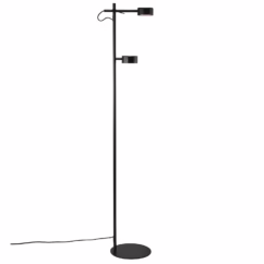 Nordlux Vloerlamp Led Clyde Zwart 2x5w