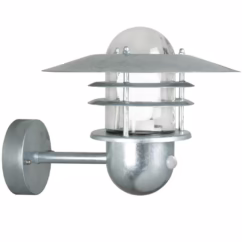 Nordlux Wandlamp Agger zinkgrijs up met sensor 74501031