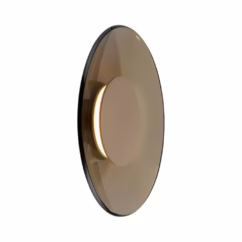 Paul Neuhaus Bronze wandlamp Pure Moon Ø 32cm 9594-97