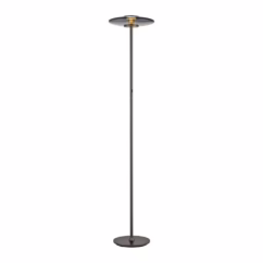 Paul Neuhaus Design vloerlamp Pure Vitrum grijs 481-15
